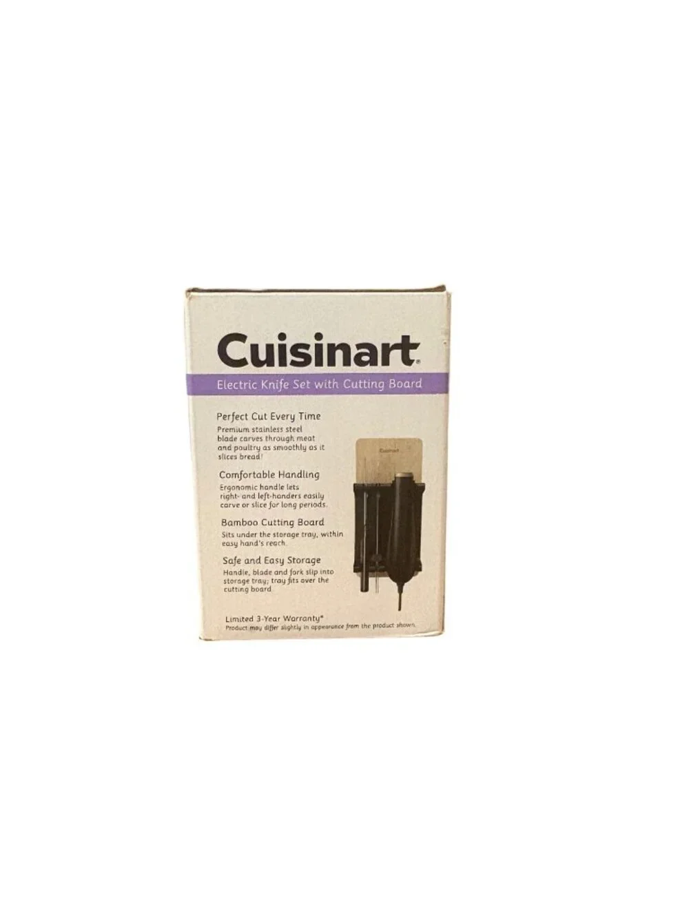 Cuisinart Electric Knife Set with Cutting Board Model CEK-41 Brand New in Box